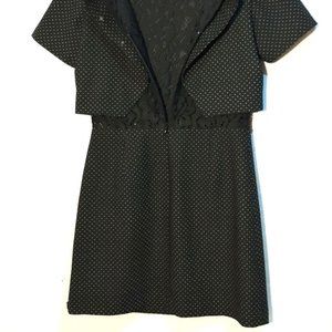 Stardust Dress Black Polka Dot Lace Back Scotch & Soda Size Small EUC
